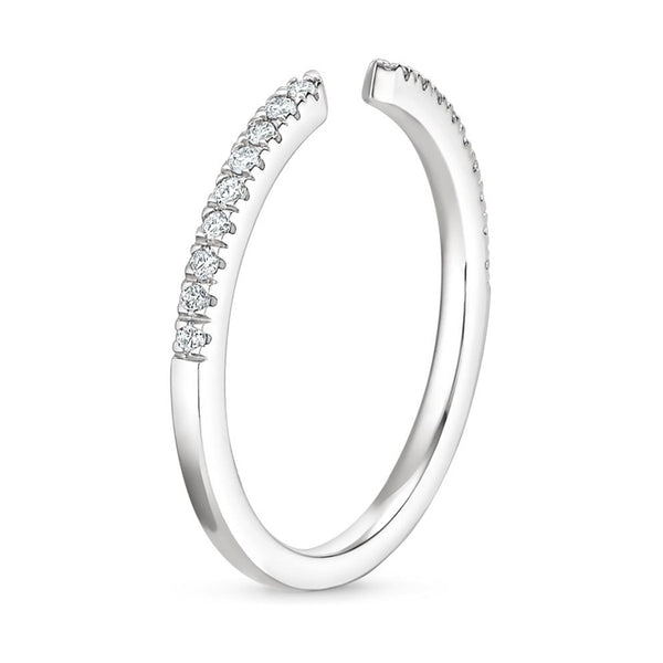 “Elegant diamond engagement ring with shimmering pavé band, crafted in timeless white gold to symbolize love, luxury, brilliance, and lifelong commitment.”