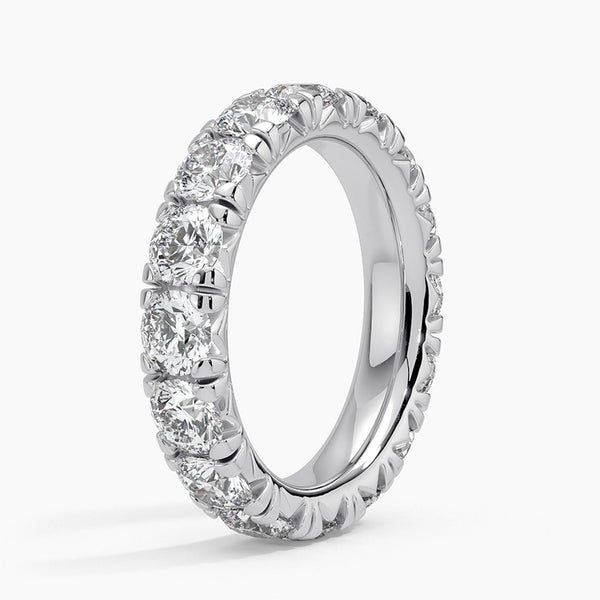 “Brilliant diamond eternity band crafted in sleek white gold, delivering exceptional sparkle, luxurious elegance, and timeless beauty for every unforgettable moment.”