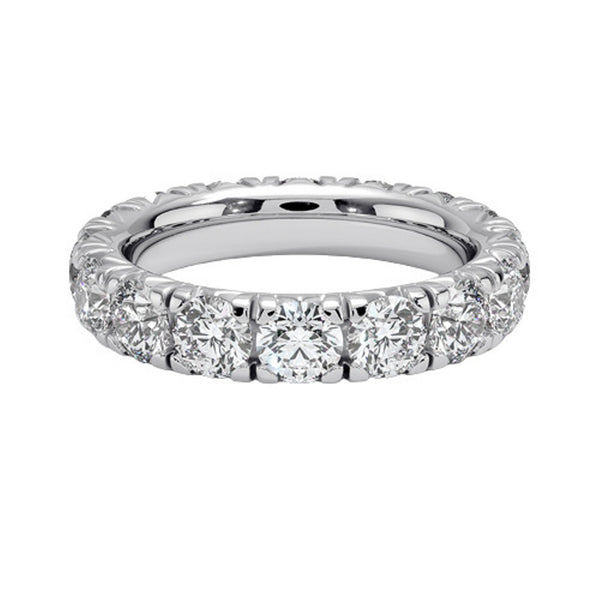“Brilliant diamond eternity band crafted in sleek white gold, delivering exceptional sparkle, luxurious elegance, and timeless beauty for every unforgettable moment.”