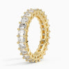 "Experience timeless brilliance with this emerald-cut diamond eternity ring, crafted for unmatched luxury, sparkle, and elegance in every enduring moment."