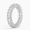 “Luxurious emerald-cut diamond eternity band in radiant yellow gold, delivering bold brilliance, timeless elegance, and unmatched sparkle for unforgettable everyday sophistication.”