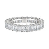 “Luxurious emerald-cut diamond eternity band in radiant yellow gold, delivering bold brilliance, timeless elegance, and unmatched sparkle for unforgettable everyday sophistication.”
