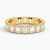 “Radiate timeless luxury with this gold emerald-cut diamond eternity ring, crafted for brilliance, elegance, and unforgettable everyday or bridal style.”
