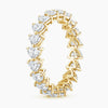 “Celebrate endless love with this heart-shaped diamond eternity ring, crafted in glowing yellow gold for timeless brilliance and romantic luxury.”
