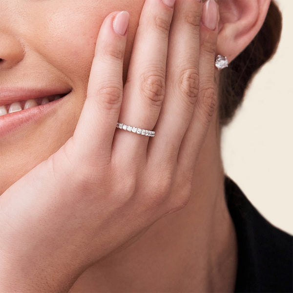 “Radiant diamond eternity band crafted in lustrous yellow gold, delivering timeless sparkle, luxury brilliance, and perfect elegance for every unforgettable moment.”