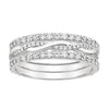 “Luxurious intertwined diamond band in radiant white gold, offering brilliant sparkle, modern elegance, and a uniquely sophisticated multi-row design.”
