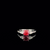 Three-Stone Cushion Cut Diamond Ring with Baguette Side Stones (Classic Elegant Style) (1.352 ct. tw.) 14kt white gold