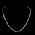 Regal Sparkle Graduated Round Diamond Tennis Necklace in 14K White Gold (11.061 ct. tw.)