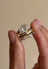 Round Lab Grown Diamond Wrap for Engagement Ring