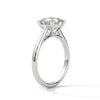 “Luna Ring—princess-cut diamond brilliance, minimalist four-prong elegance, and timeless solitaire beauty crafted to symbolize pure love, modern simplicity, and lasting sophistication.”