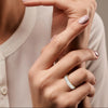 Oval Lab Grown Diamond Wedding Band