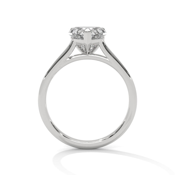“Amora Ring—heart-shaped diamond brilliance, minimalist solitaire elegance, and modern white-gold beauty crafted to symbolize pure love, timeless romance, and heartfelt moments.”