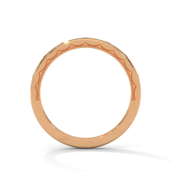 “Elegant diamond eternity band crafted in yellow gold, offering timeless sparkle, modern minimalism, and everyday luxury—perfect for weddings, stacking, and daily wear.”