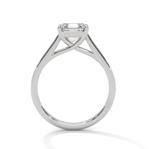 “Lumen Ring—Asscher-cut diamond brilliance, sleek minimalist solitaire elegance, and modern white-gold luxury crafted to symbolize refined beauty, timeless style, and lasting love.”