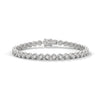 This striking fashion bracelet features 46 marquise-shaped diamonds, totaling 11.42 carats. Its 7-inch length ensures a perfect fit, offering a luxurious and contemporary touch to any look.