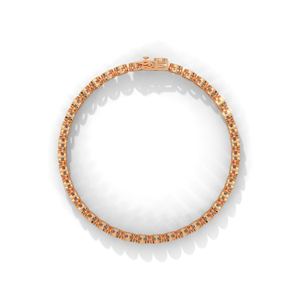 This striking fashion bracelet features 46 marquise-shaped diamonds, totaling 11.42 carats. Its 7-inch length ensures a perfect fit, offering a luxurious and contemporary touch to any look.