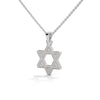 Celestial Shine: Star Shaped Lab Grown Diamond Gold Pendant Chain