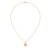 Celestial Shine: Star Shaped Lab Grown Diamond Gold Pendant Chain