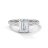 Emerald Cut Lab Grown Diamond Gold Ring