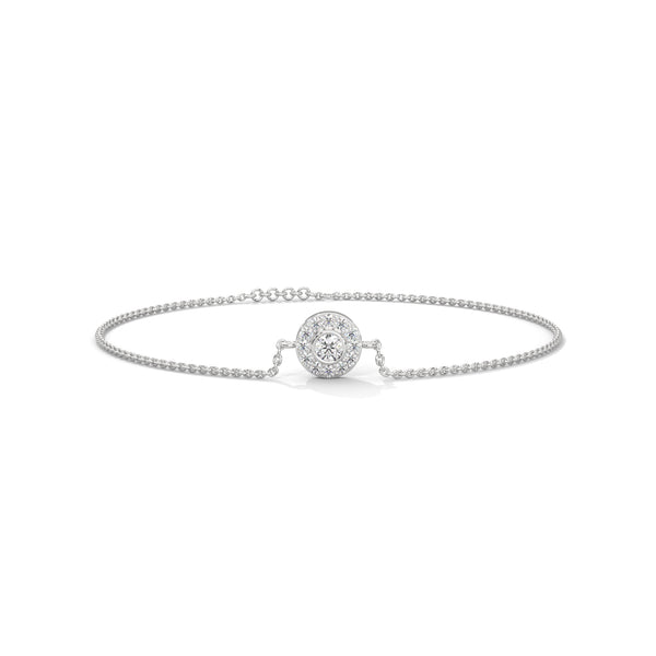 A 9-inch fashion bracelet featuring 12 diamonds in assorted shapes, totaling 1.99 carats—artful elegance in every detail.