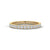 wedding gold ring with set diamond encircle the entire ring