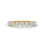 Classic Radiance: Lab Grown Diamond Half Eternity Gold Ring