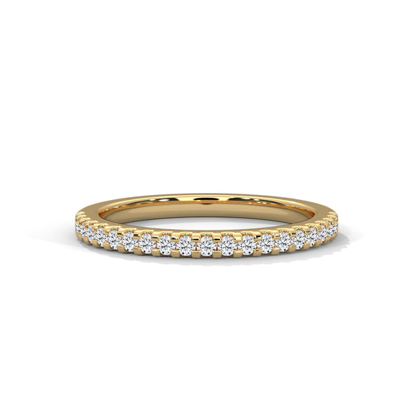 Classic Spark Lab Grown Diamond Gold Eternity Band