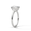 A sleek and sophisticated emerald-cut lab-grown diamond solitaire — where clarity meets minimalist allure.
