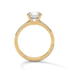 Twist of Elegance Lab Grown Diamond Gold Solitaire Ring