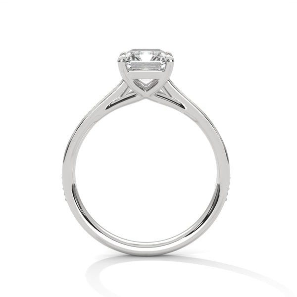 Radiant Cut Lab Grown Diamond Gold Ring