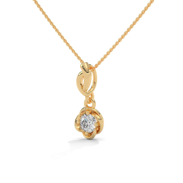 Delicate yet dazzling, the Petite Bloom Solitaire Pendant brings timeless charm with a floral-inspired twist on a classic solitaire.