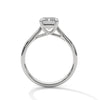 A sleek and sophisticated emerald-cut lab-grown diamond solitaire — where clarity meets minimalist allure.