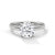 Classic Round Cut Lab Grown Diamond Gold Solitaire Ring