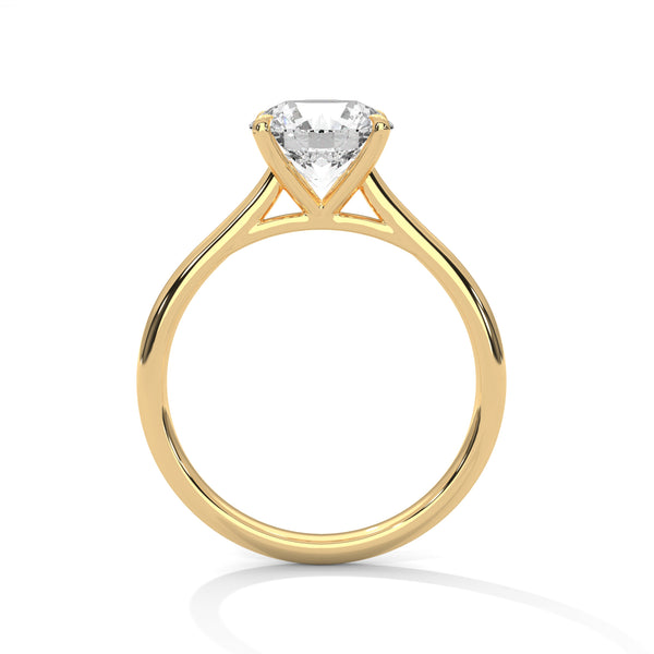 A timeless round brilliant lab-grown diamond solitaire — radiant simplicity for everlasting elegance.
