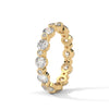 Lab Grown Diamond Bezel-Set Gold Eternity Ring