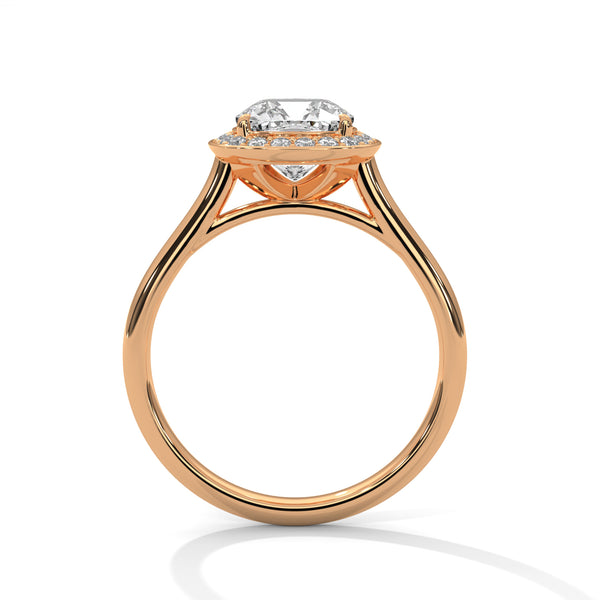 “Discover timeless elegance with this cushion-halodiamond ring in yellow gold, crafted for brilliance, luxury, and unforgettable engagement moments.”