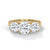 Classic Round Cut Lab Grown Diamond Gold Solitaire Ring