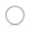 Round cut Lab Grown Diamond Gold Eternity Band