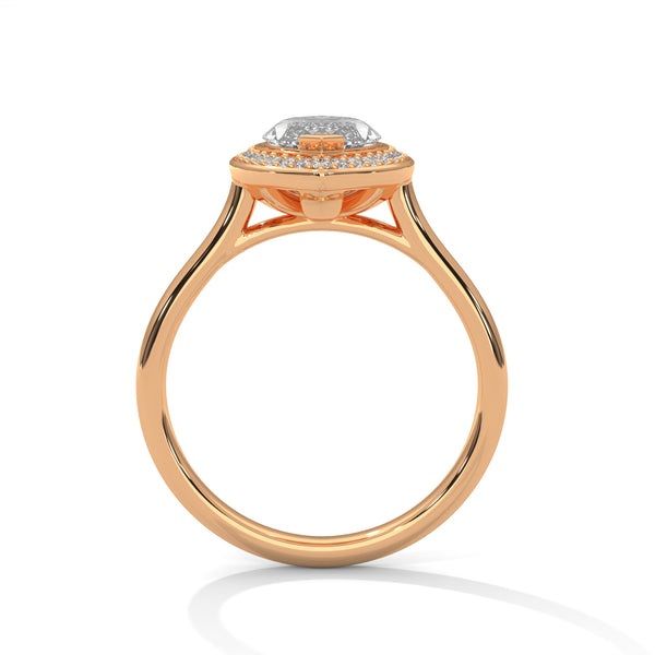 “Solara Ring—marquise-cut brilliance, sleek bezel halo, and bold modern elegance crafted to symbolize timeless love, radiant beauty, and unforgettable moments.”