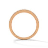baguette-cut and round cut lab grown Diamond Double Halo Gold Band