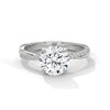 Twist of Elegance Lab Grown Diamond Gold Solitaire Ring
