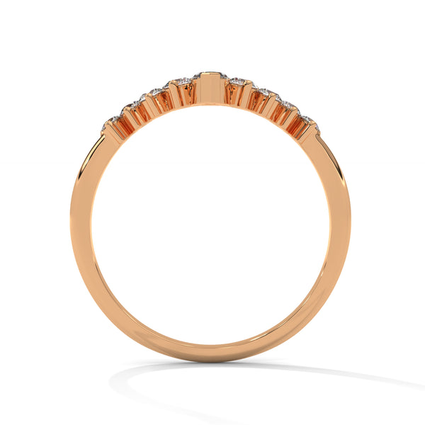 Marquise Cluster Lab-Grown Diamond Gold Ring