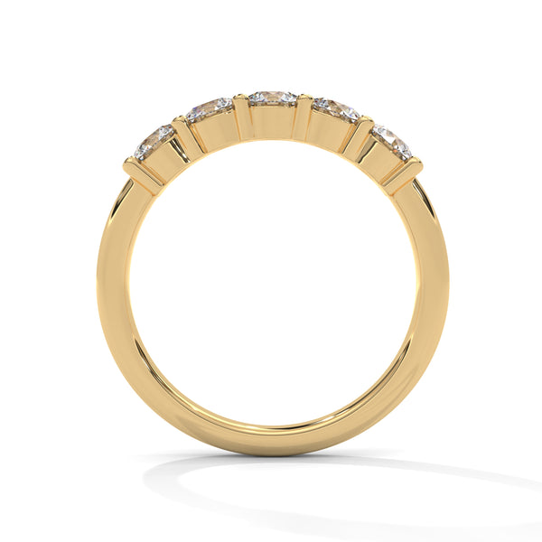 Eternal Spark 5-Stone Lab Grown Diamond Gold Ring