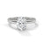 Elegant Oval Solitaire Lab Grown Diamond Gold Ring