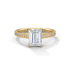 Radiant Cut Lab Grown Diamond Gold Ring