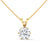Eternal Radiance Lab Grown Diamond Gold Pendant Chain