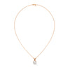 Eternal Radiance Lab Grown Diamond Gold Pendant Chain