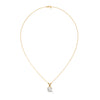 Eternal Radiance Lab Grown Diamond Gold Pendant Chain