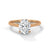 Oval Cut Lab Grown Diamond Gold Ring