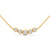 Linear Radiance Lab Grown Diamond Gold Pendant Chain